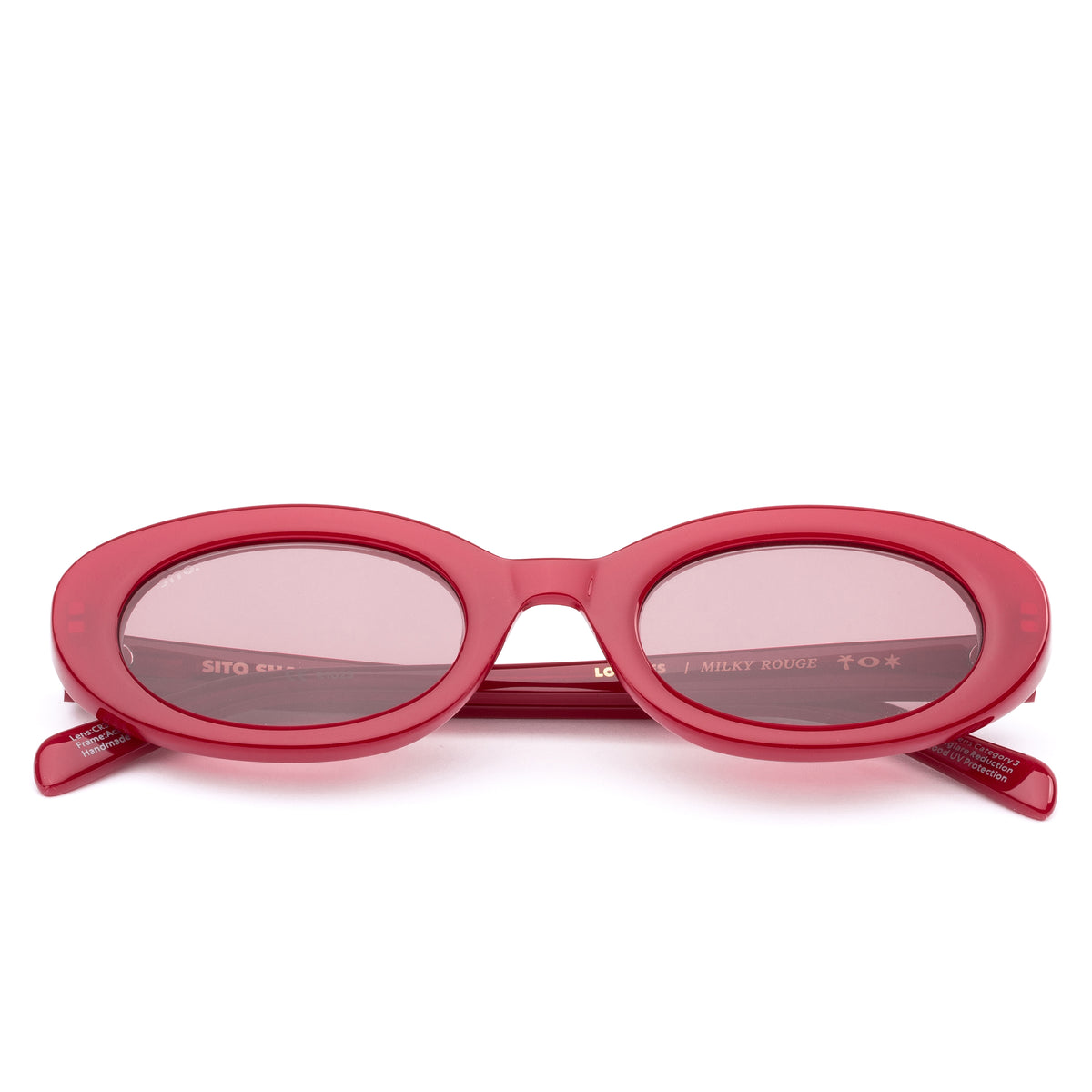 Lourdes milky rouge/dusk lens