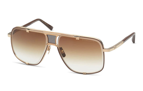 Mach Five DRX-2087-I Brushed White Gold/Brown Gradient Lens