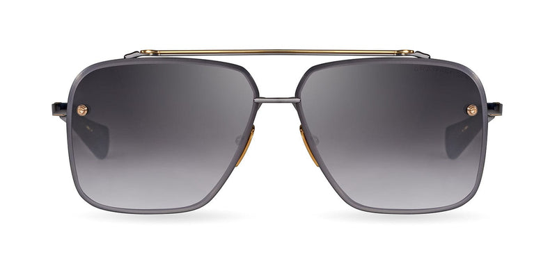 Mach six  DTS121-62-05  black rhodium & gold/grey gradient lens