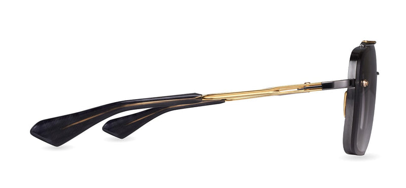 Mach six  DTS121-62-05  black rhodium & gold/grey gradient lens
