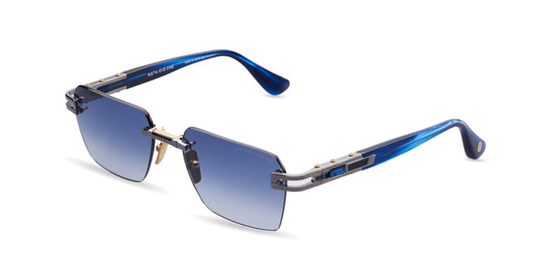 META EVO ONE DTS147-A-02 ANTIQUE SILVER BLUE SWELL/BLUE LENS
