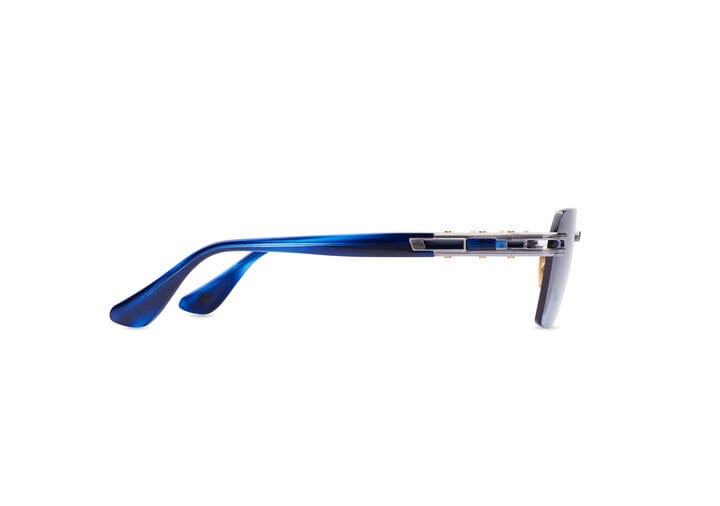 META EVO ONE DTS147-A-02 ANTIQUE SILVER BLUE SWELL/BLUE LENS
