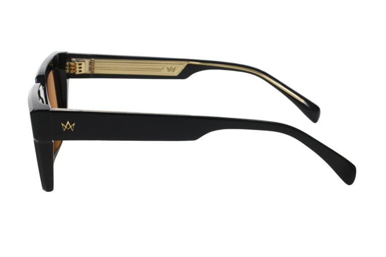 Ming 172-BL-LB black/amber lens