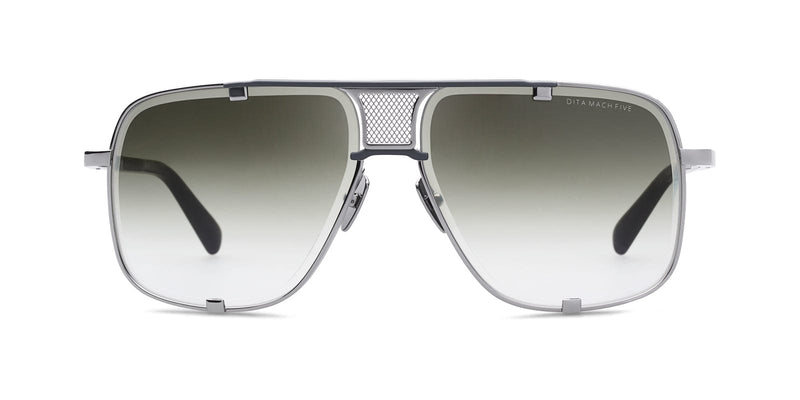Mach five DRX2087- G  black palladium & black iron/green gradient lens