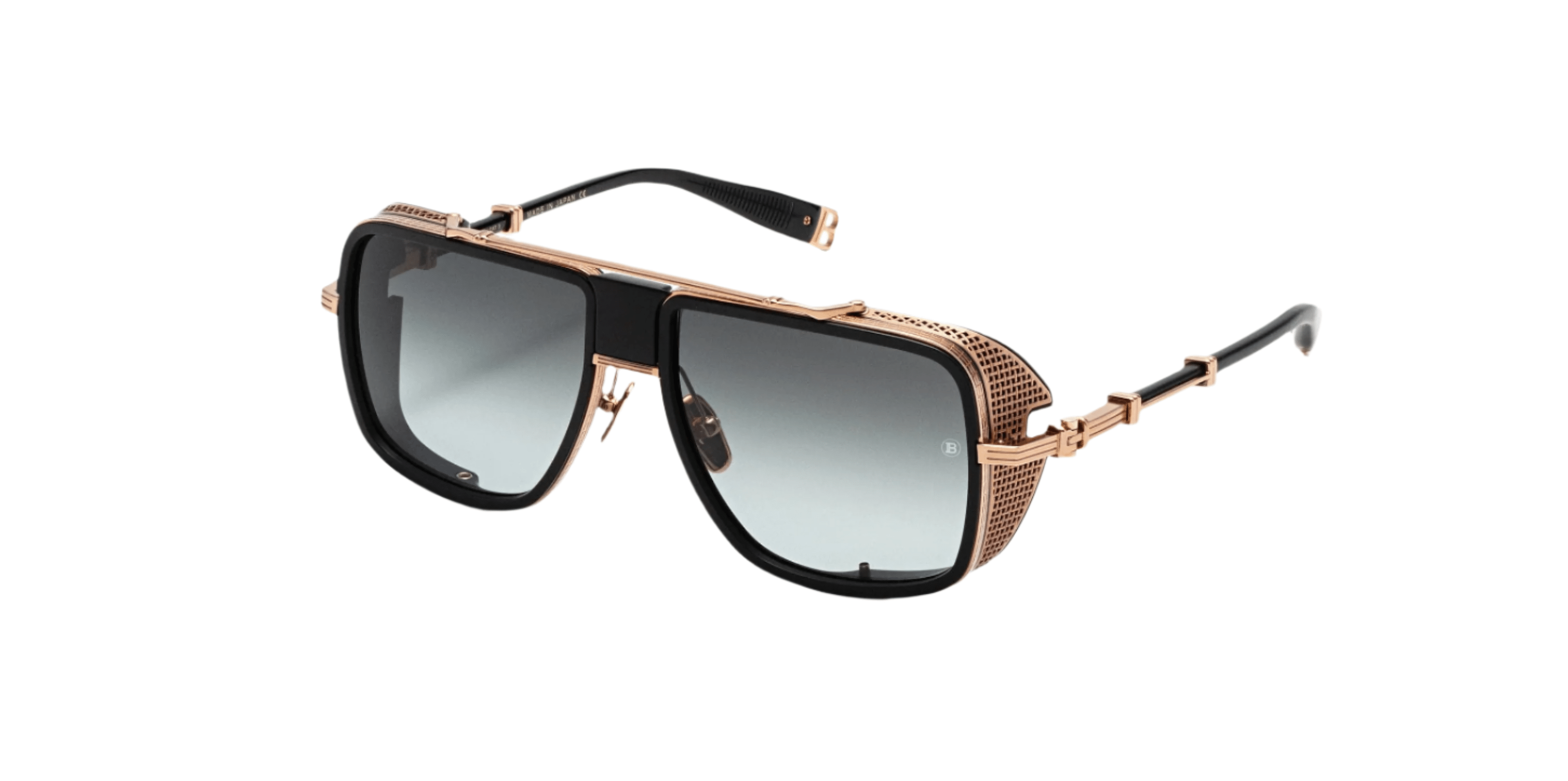 Balmain O.R. 104F  rose gold black/grey gradient lens