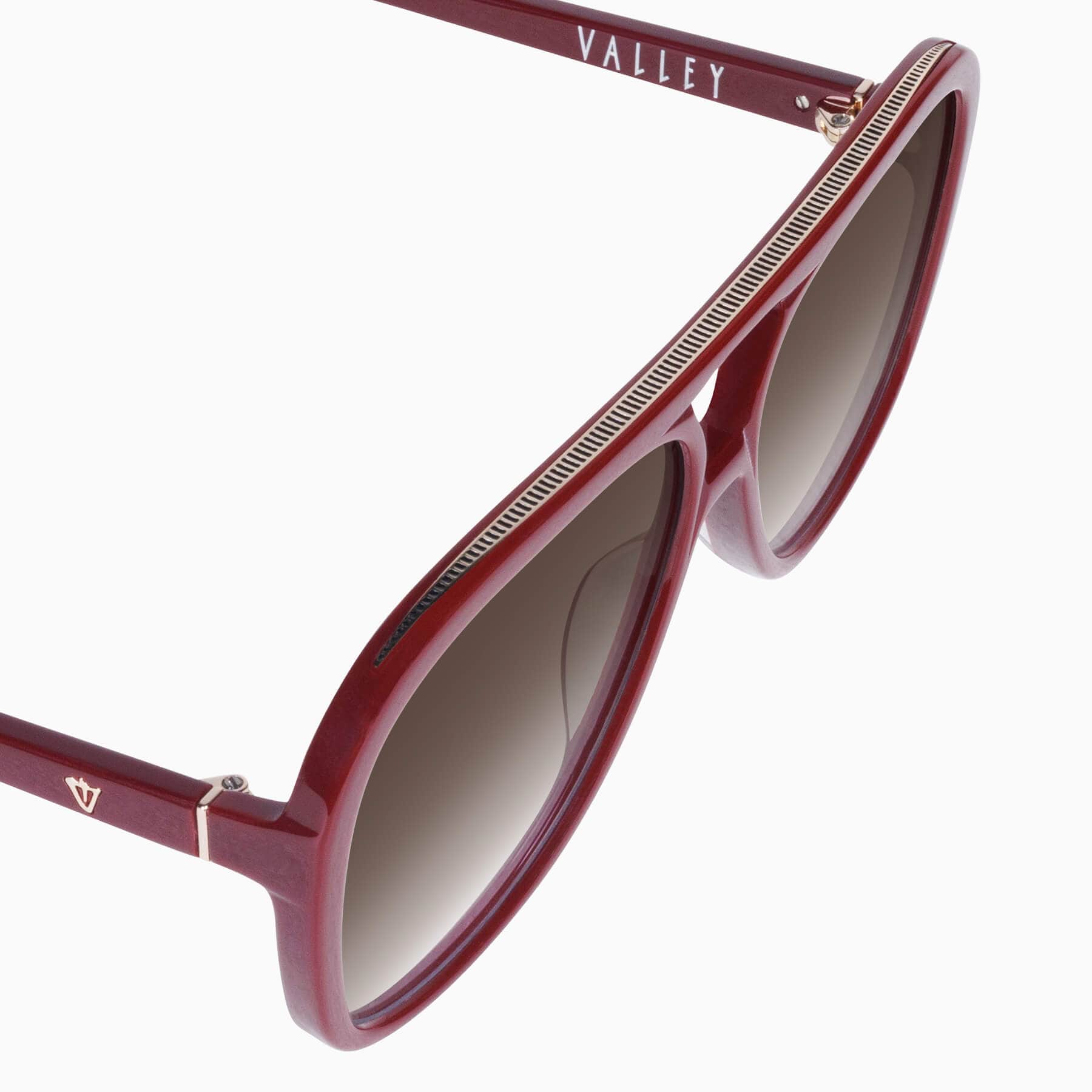 BangBang S0919 burgundy/ brown gradient lens