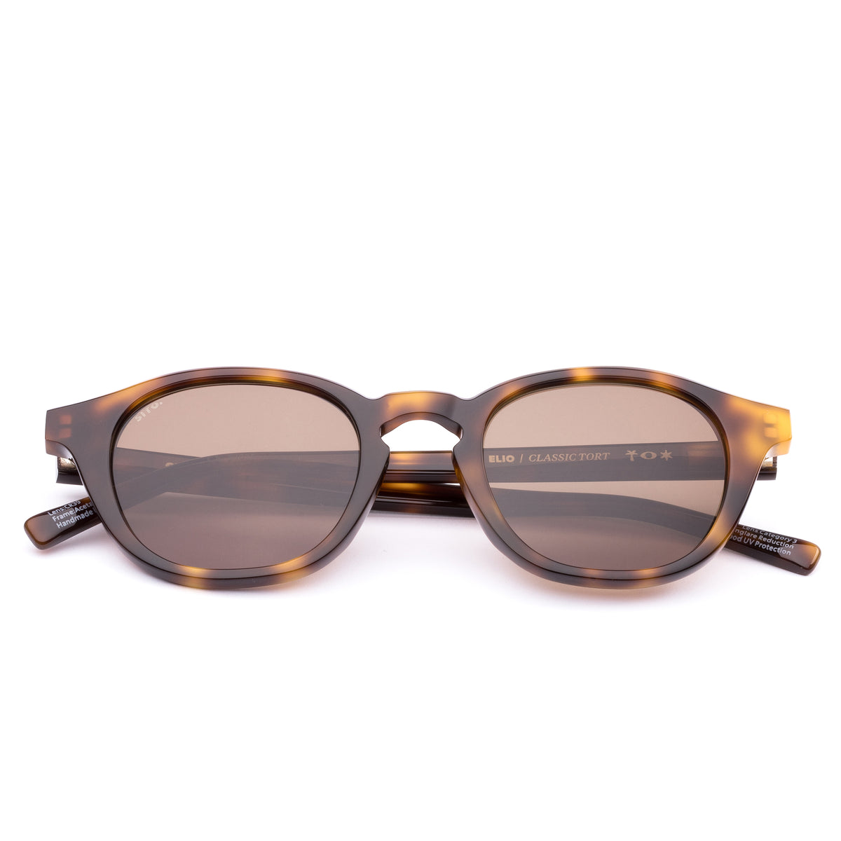 Elio classic tortoise/coffee lens