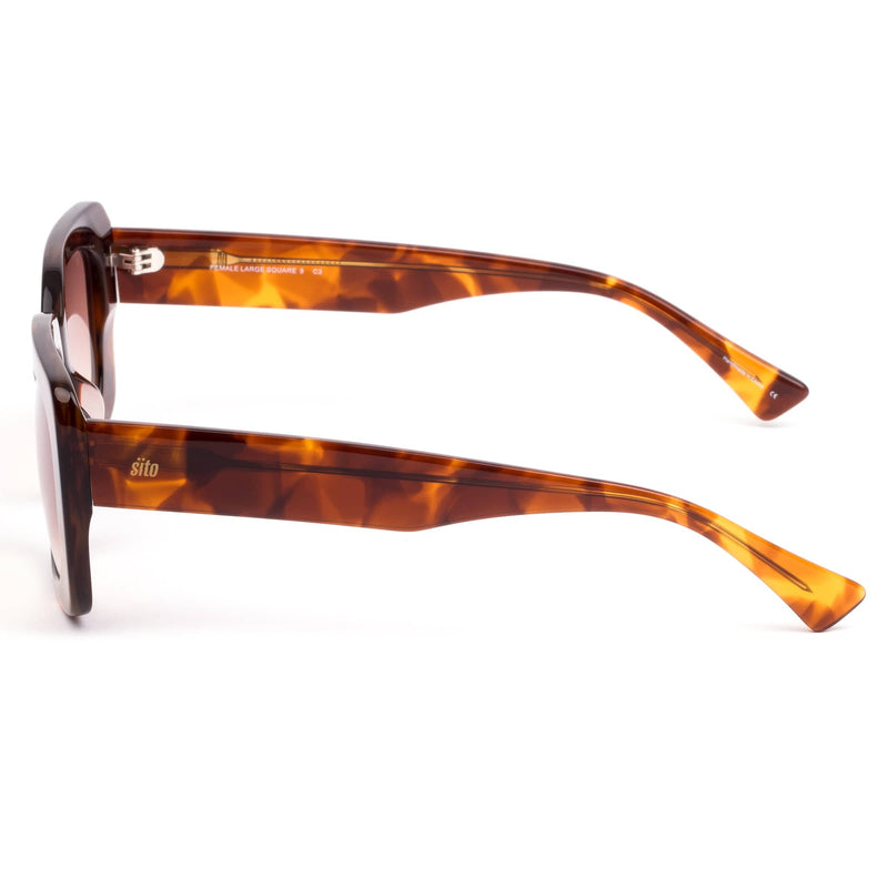 Indi biscotti/brown polarised lens