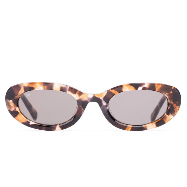 Lourdes pebble tortoise/grey lens