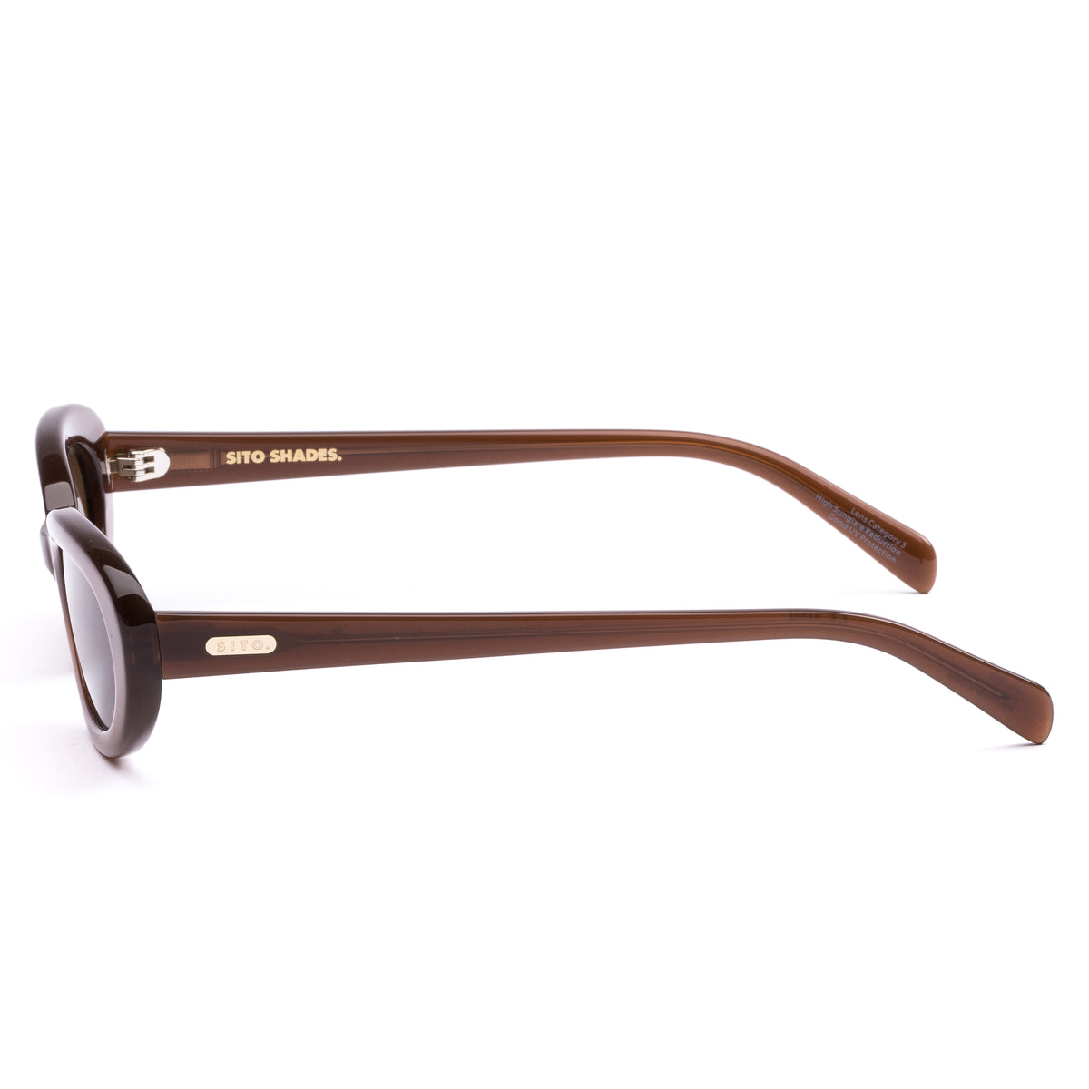 Lourdes milky coco/brown polarised lens