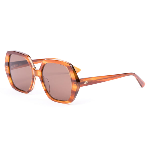 Lucca tangelo/coffee lens