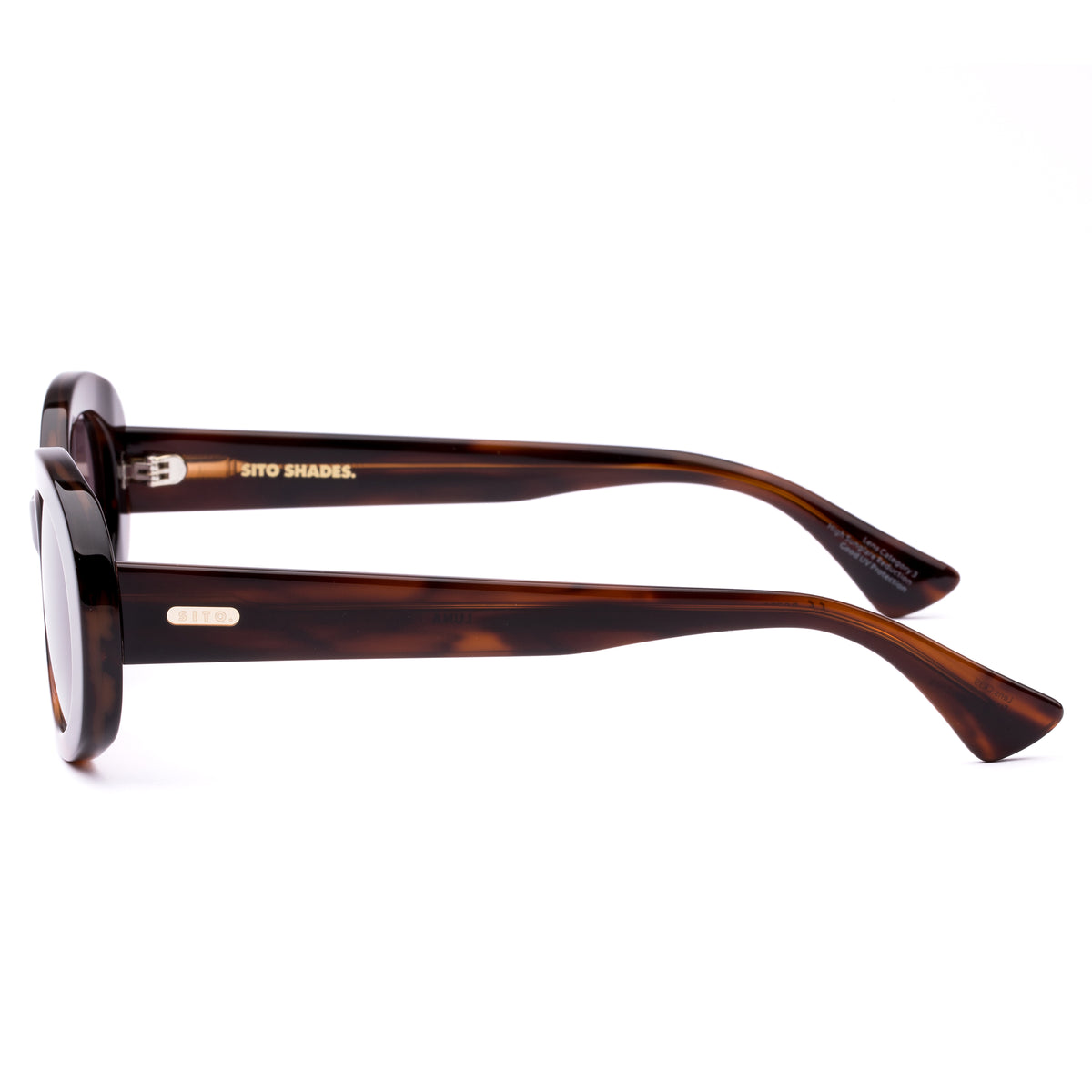Luna hazel wave/brown lens