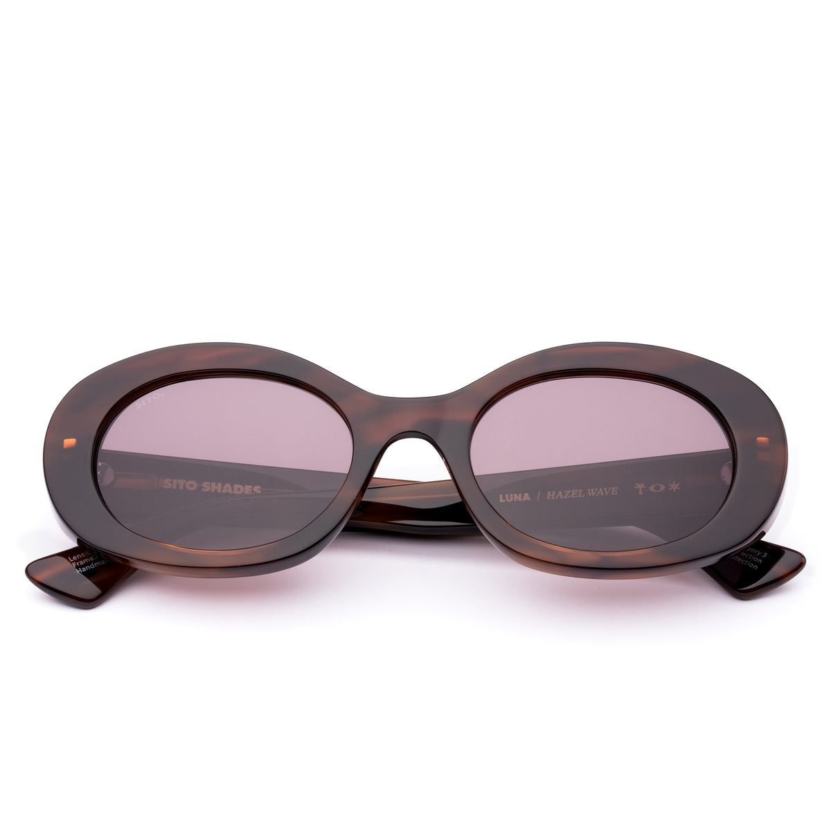 Luna hazel wave/brown lens