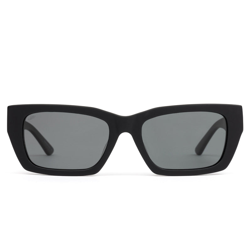 OUTER LIMITS MATTE BLACK/IRON GREY POLARISED LENS