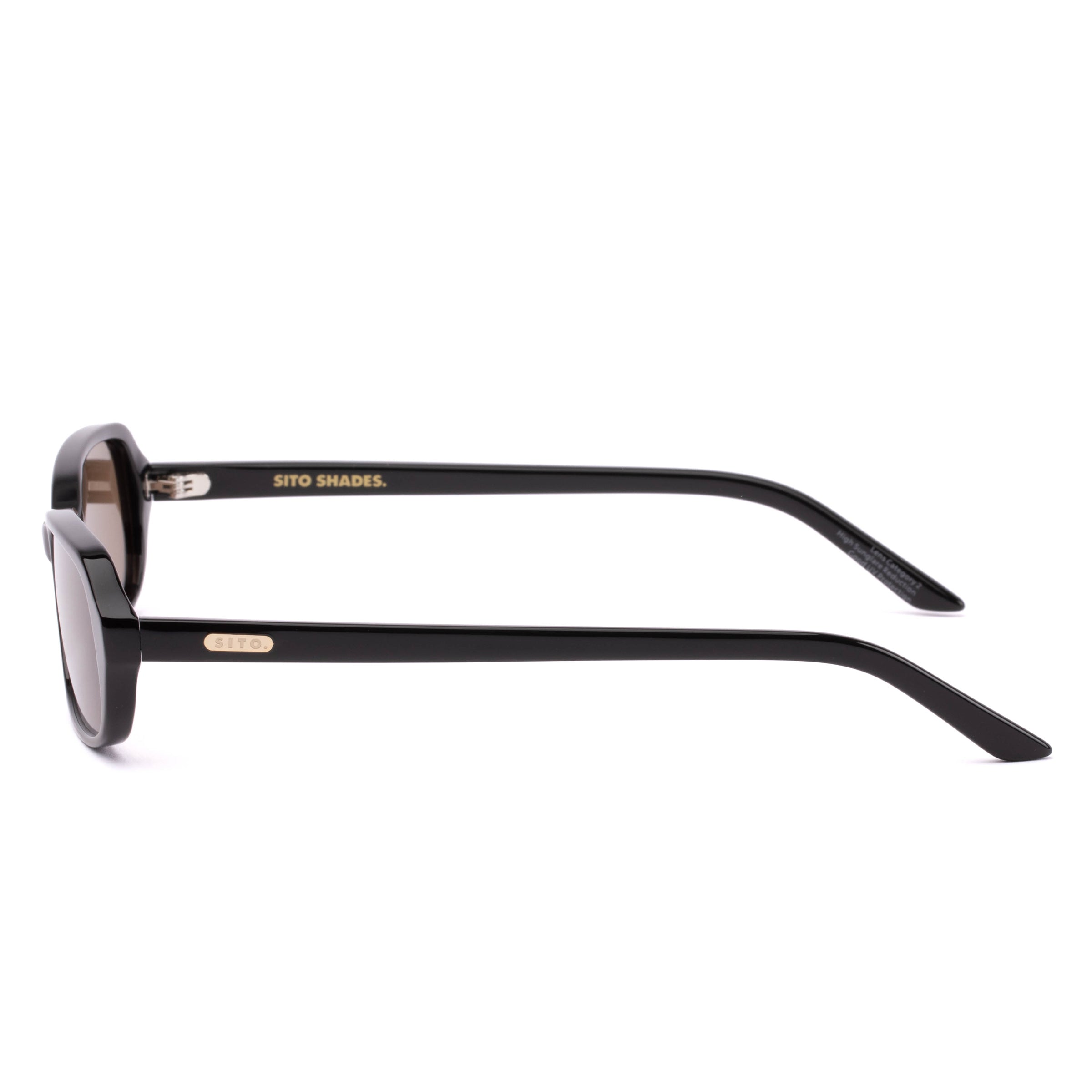 Roux black/light brown polarised lens