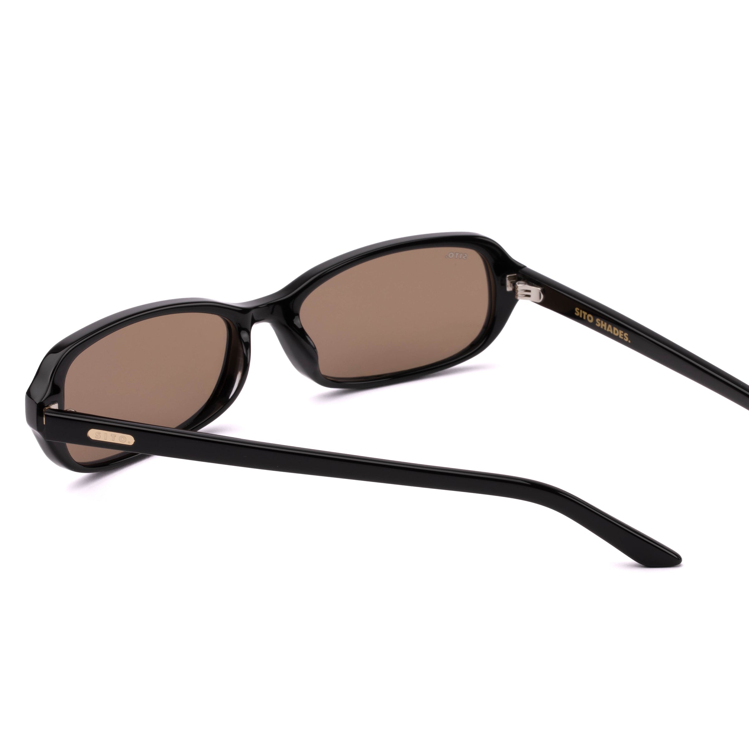 Roux black/light brown polarised lens