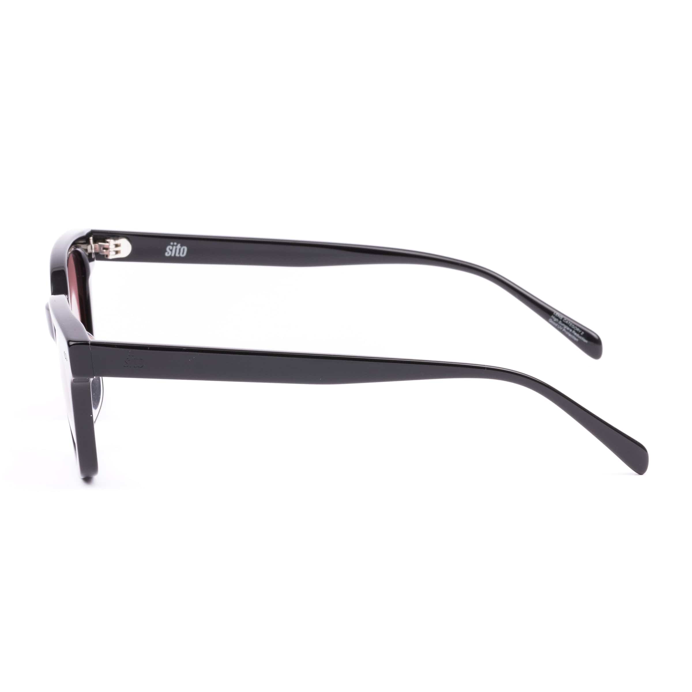 Ryker black/rosewood lens