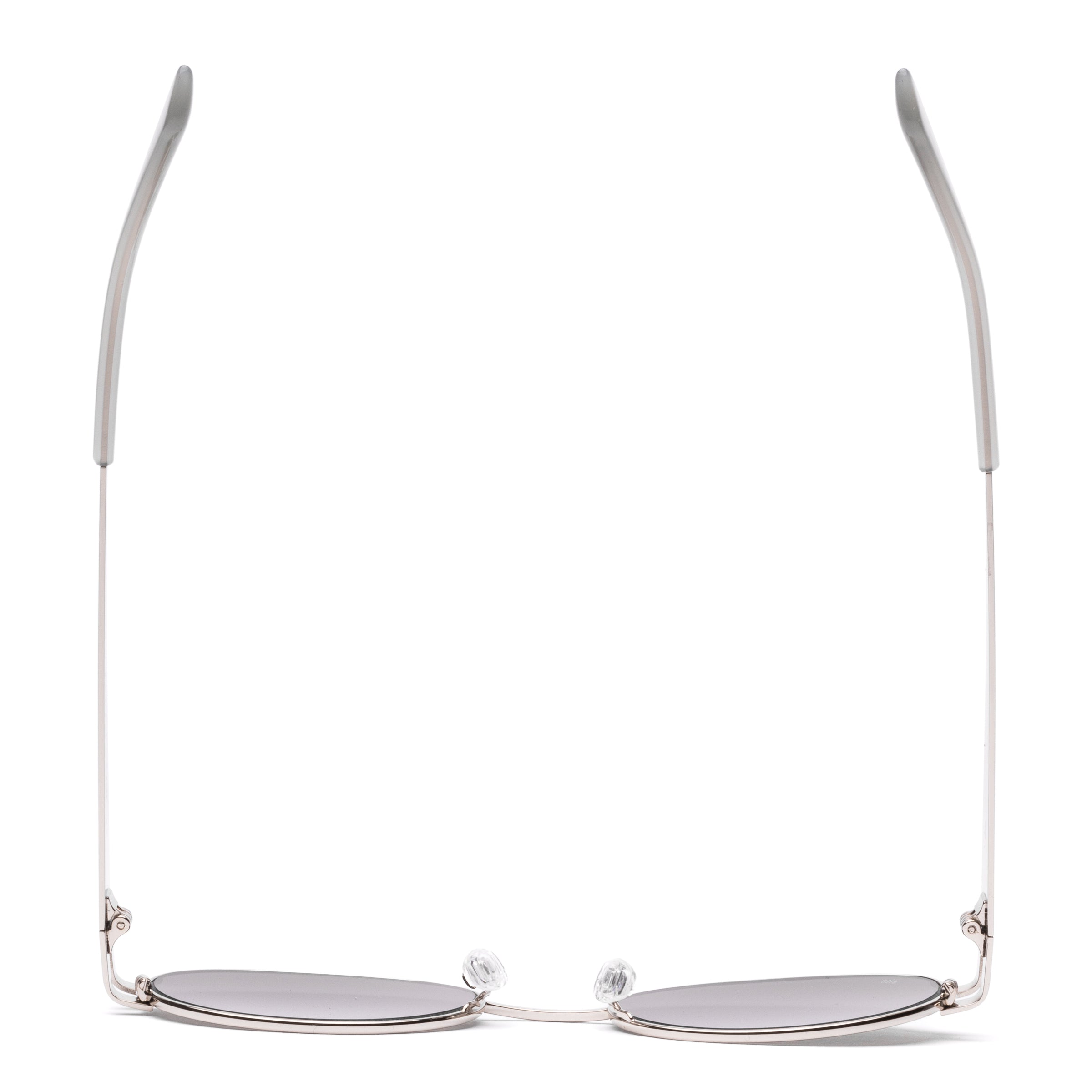 Stevie silver milky sage/grey lens