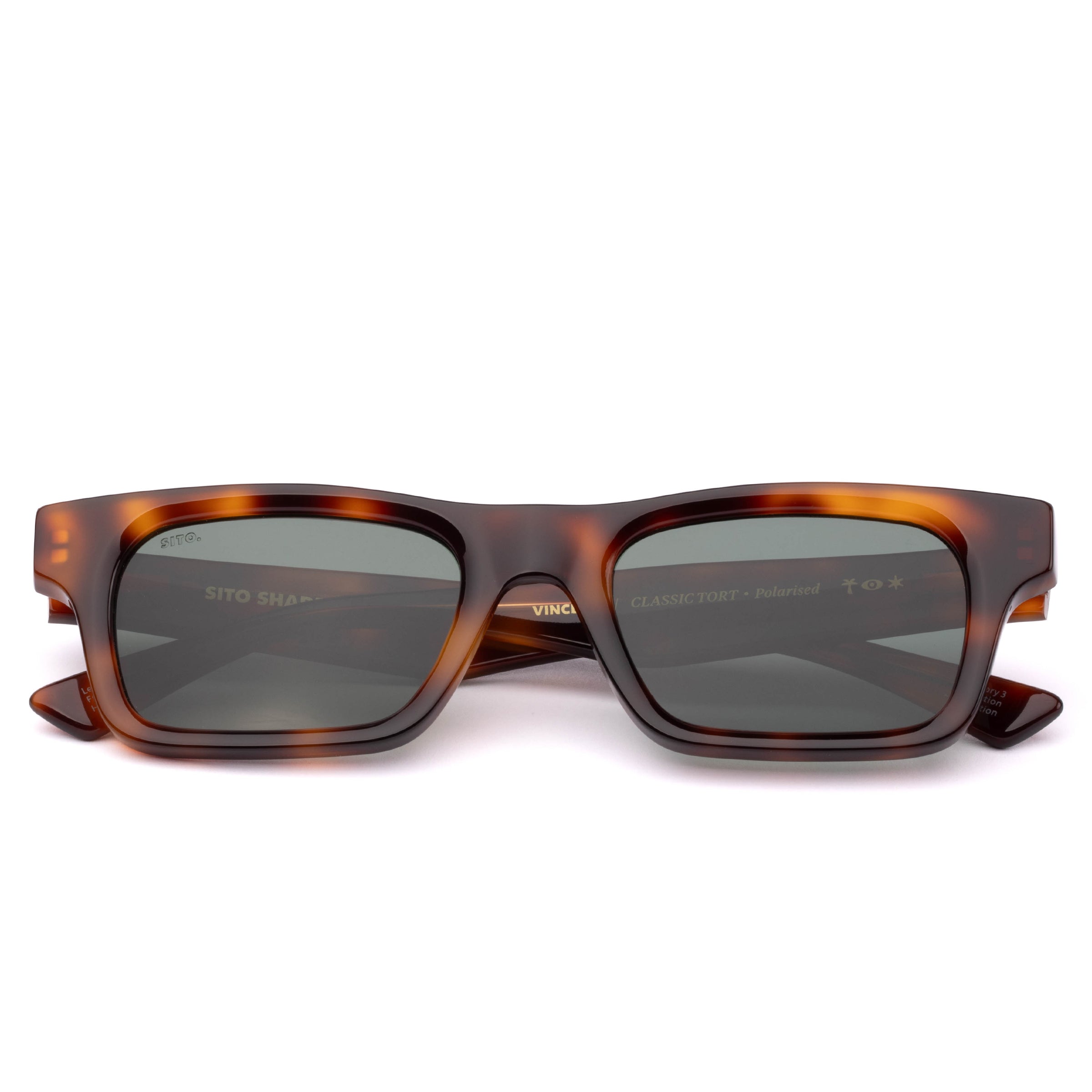 Vincent classic tort/light grey polarised lens