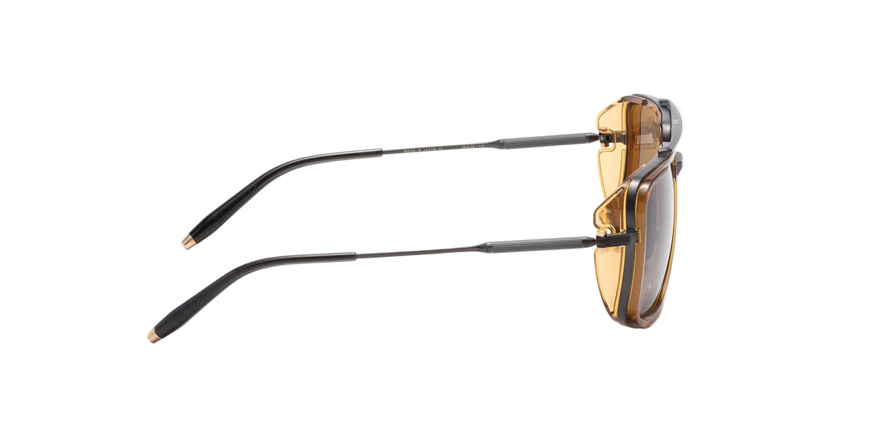Akoni Stargazer AK500C brushed black brown insert/grey lens