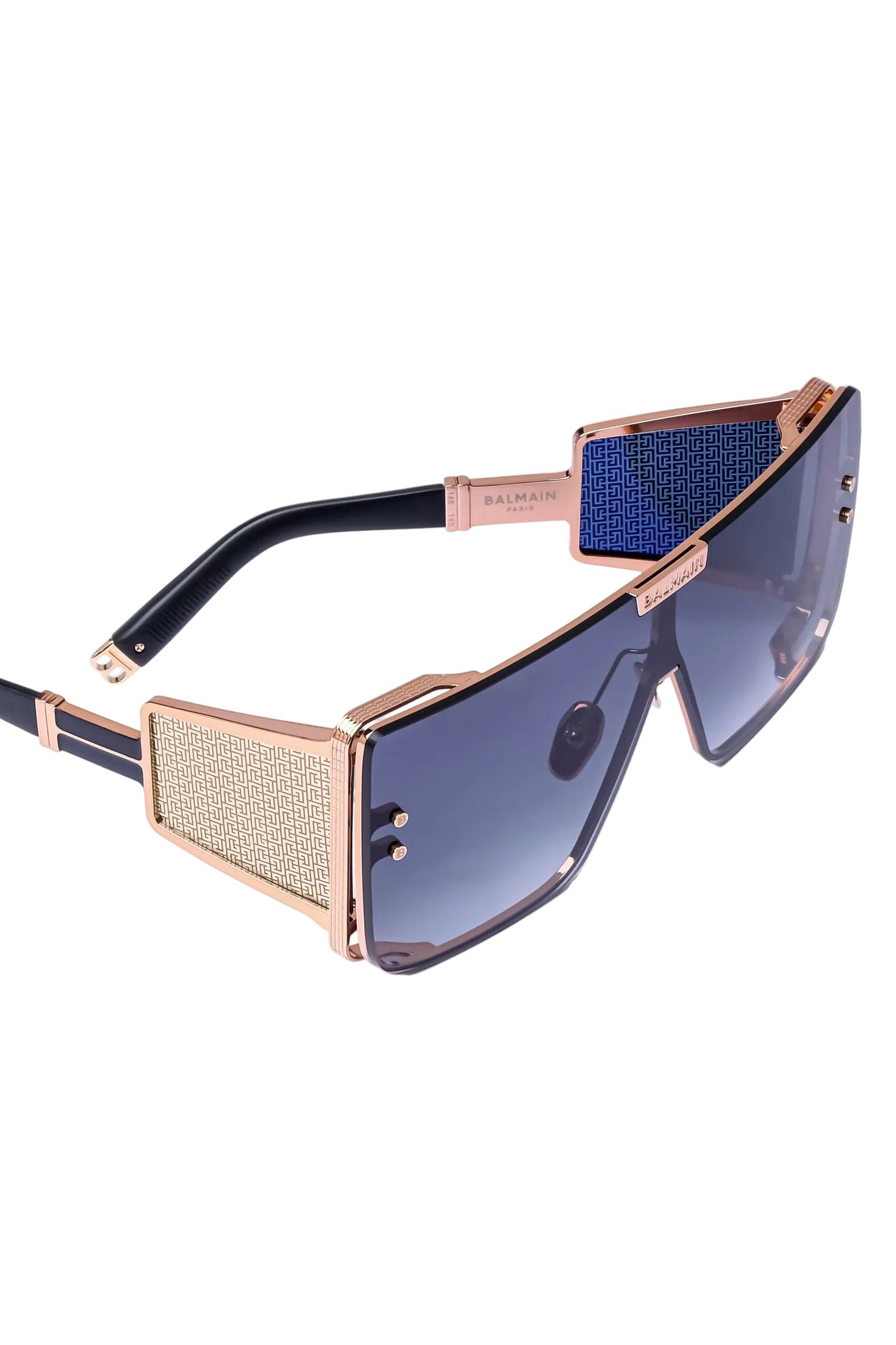 Balmain Wonder Boy BPS-102N-146 rose gold  black/grey gradient lens