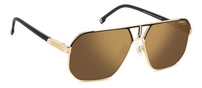 CARRERA 1062/S I46/YL MATTE BLACK GOLD/BROWN POLARISED  LENS