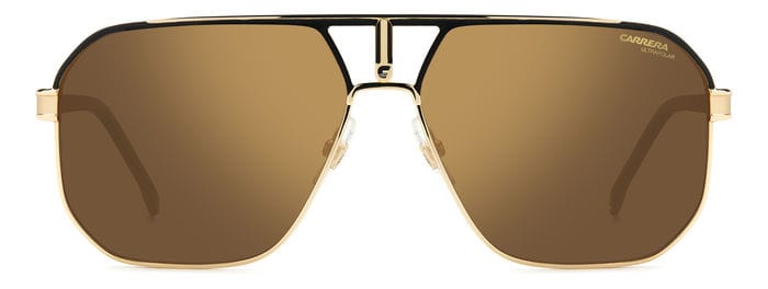 Carrera 1062/S I46/YL matte black gold/brown polarised lens