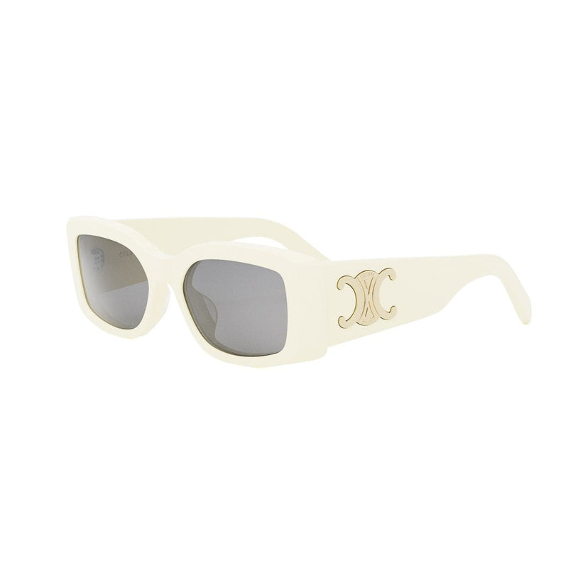 CL40282U 25A Maxi Triomphe shiny ivory/smoke organic lens