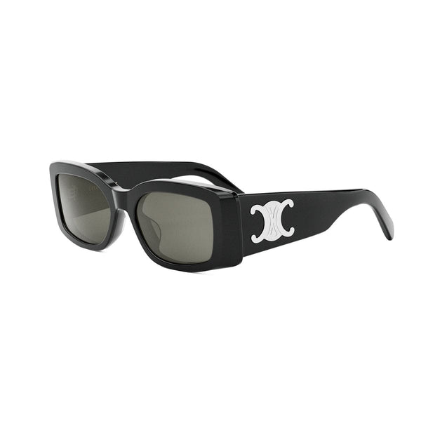 CL40282U 01A Maxi Triomphe shiny black/smoke organic lens