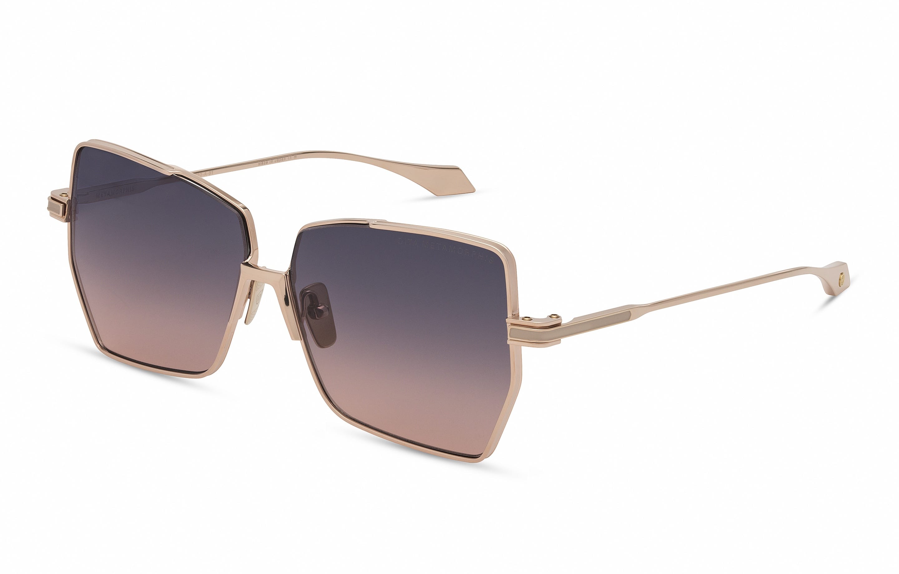 Metamorphis DTS202-A-01 rose gold/dark grey to peach gradient lens