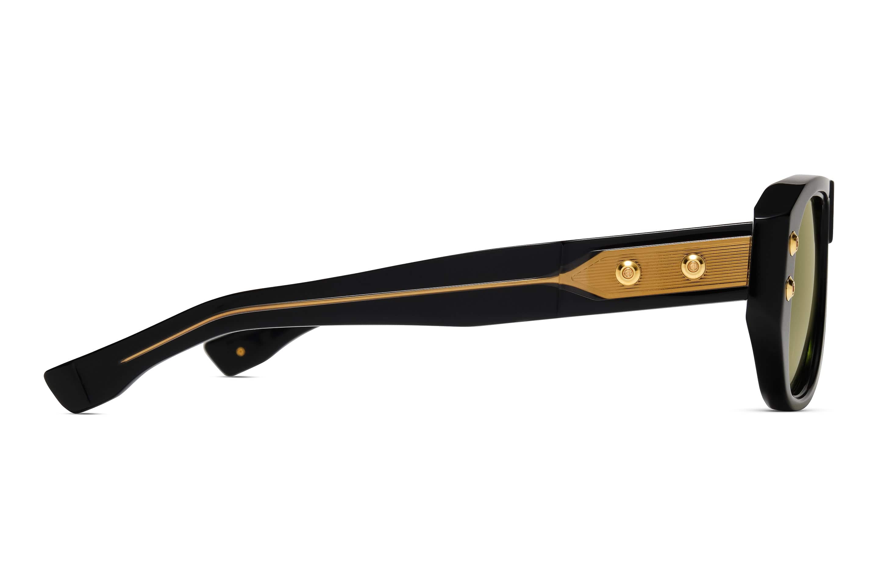 Rhythx DTS741-A-01 black gold crystal/green lens