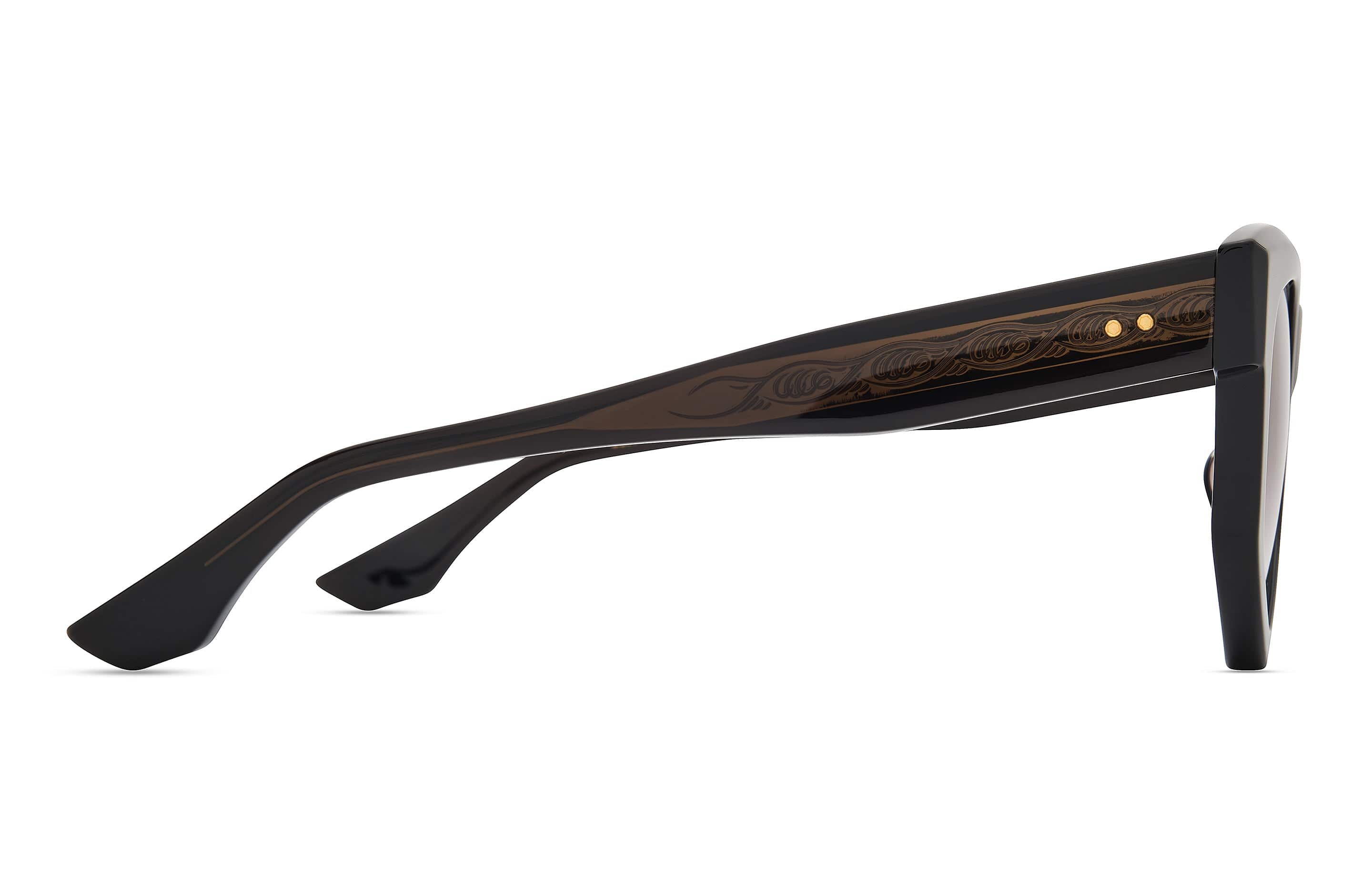 Obsidion DTS755-A-01 black glass/ grey gradient lens