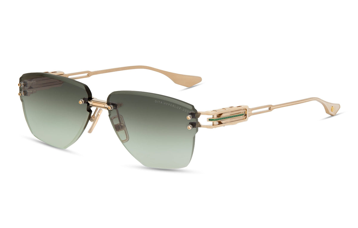 Hyperlux -2000 DTS197-A-02 white gold/green gradient lens