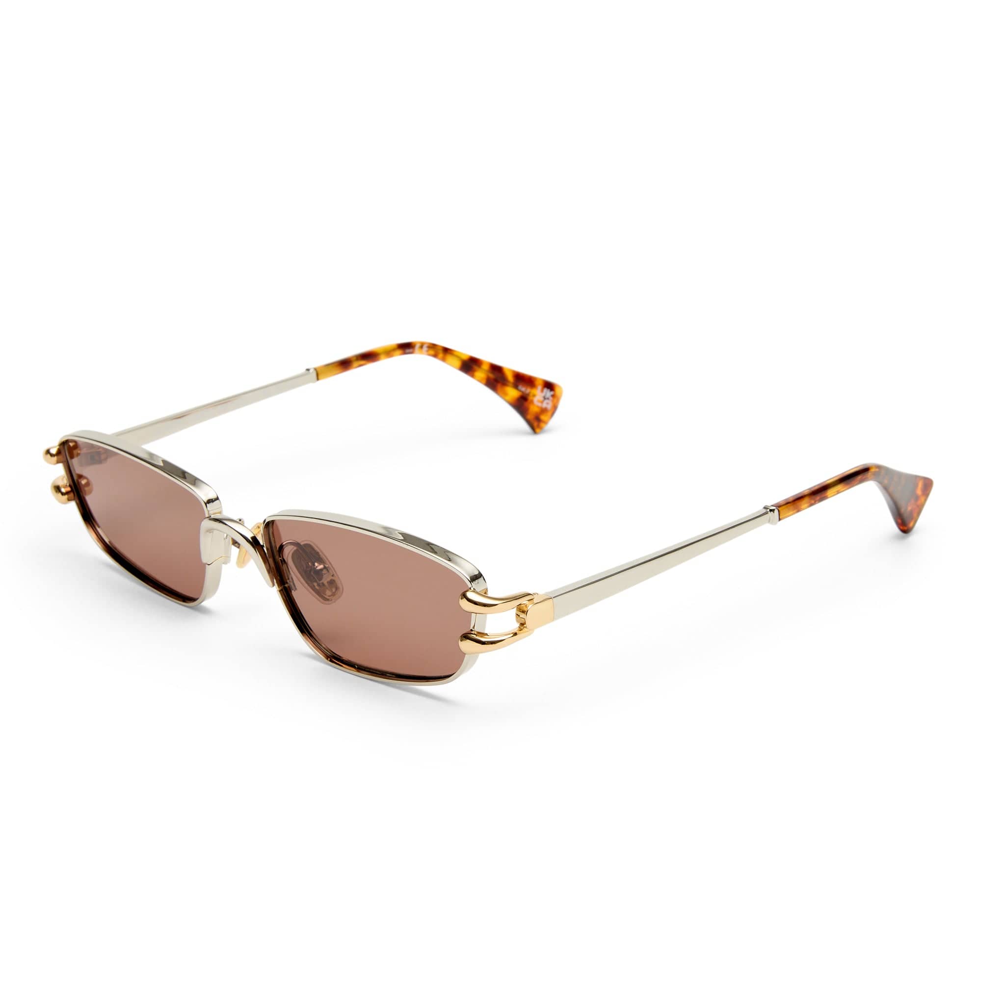 Numero Cinco 2623811 bright silver/umber mono lens