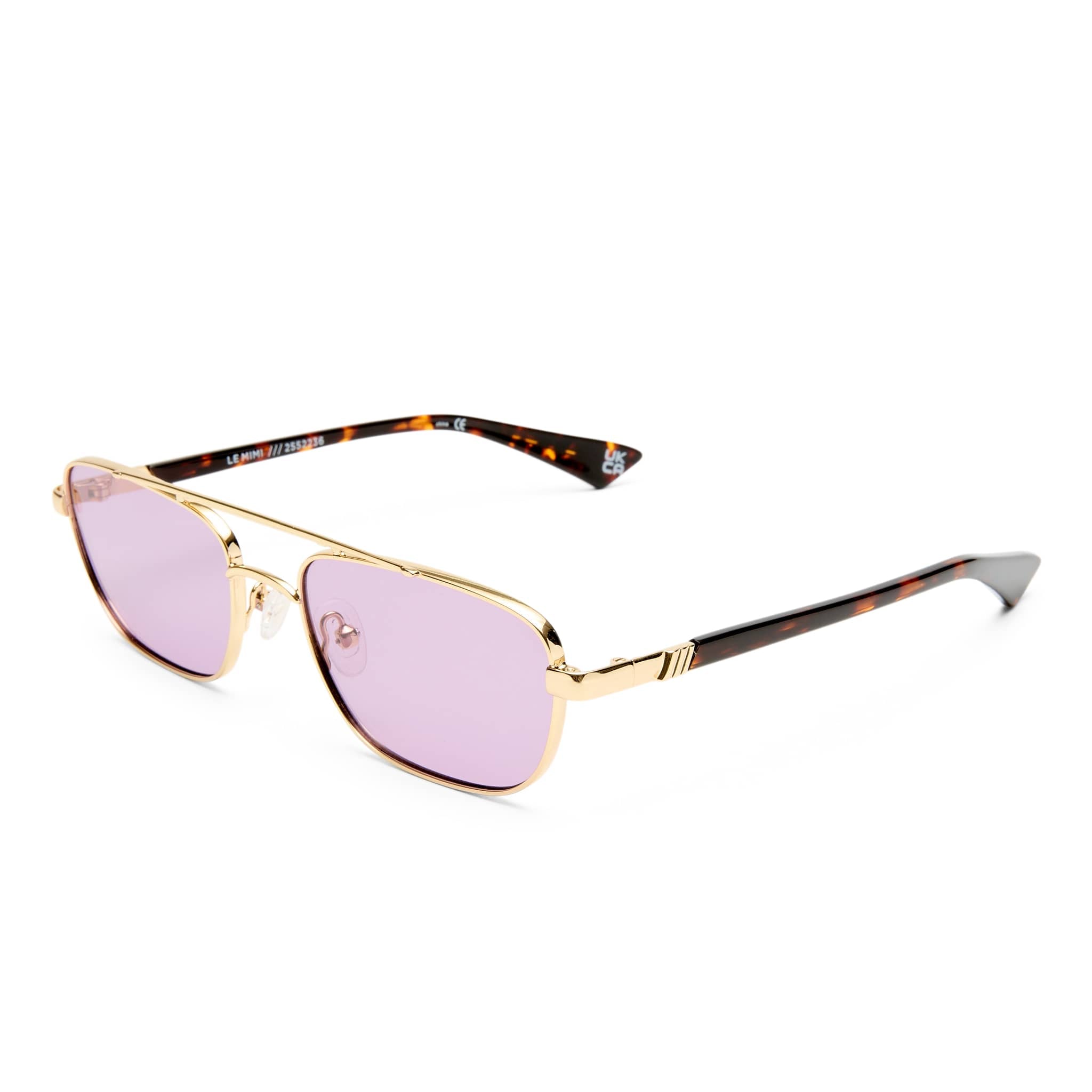 Le Mimi 2552236 gold/violet mono lens