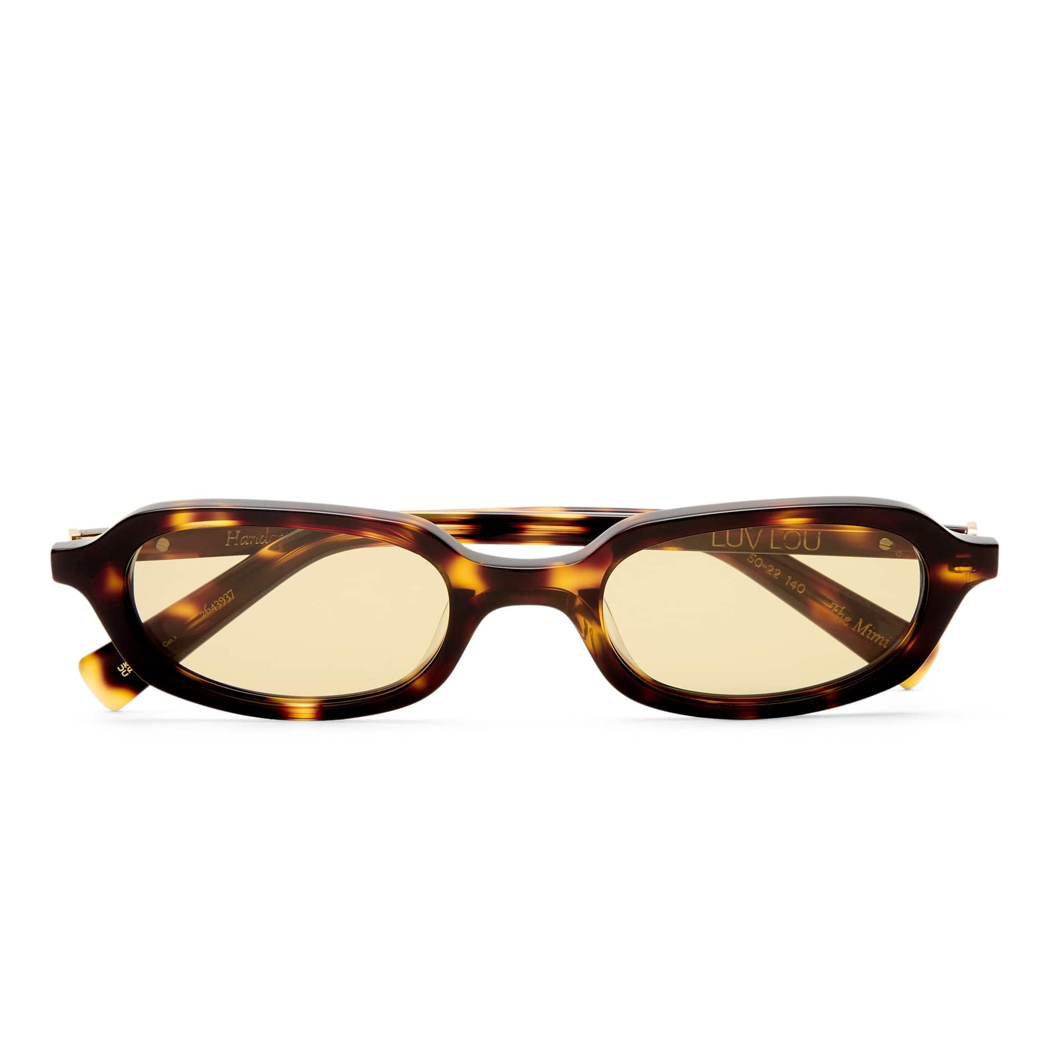 The Mimi 2643937 crystal tortoise/mustard tint lens