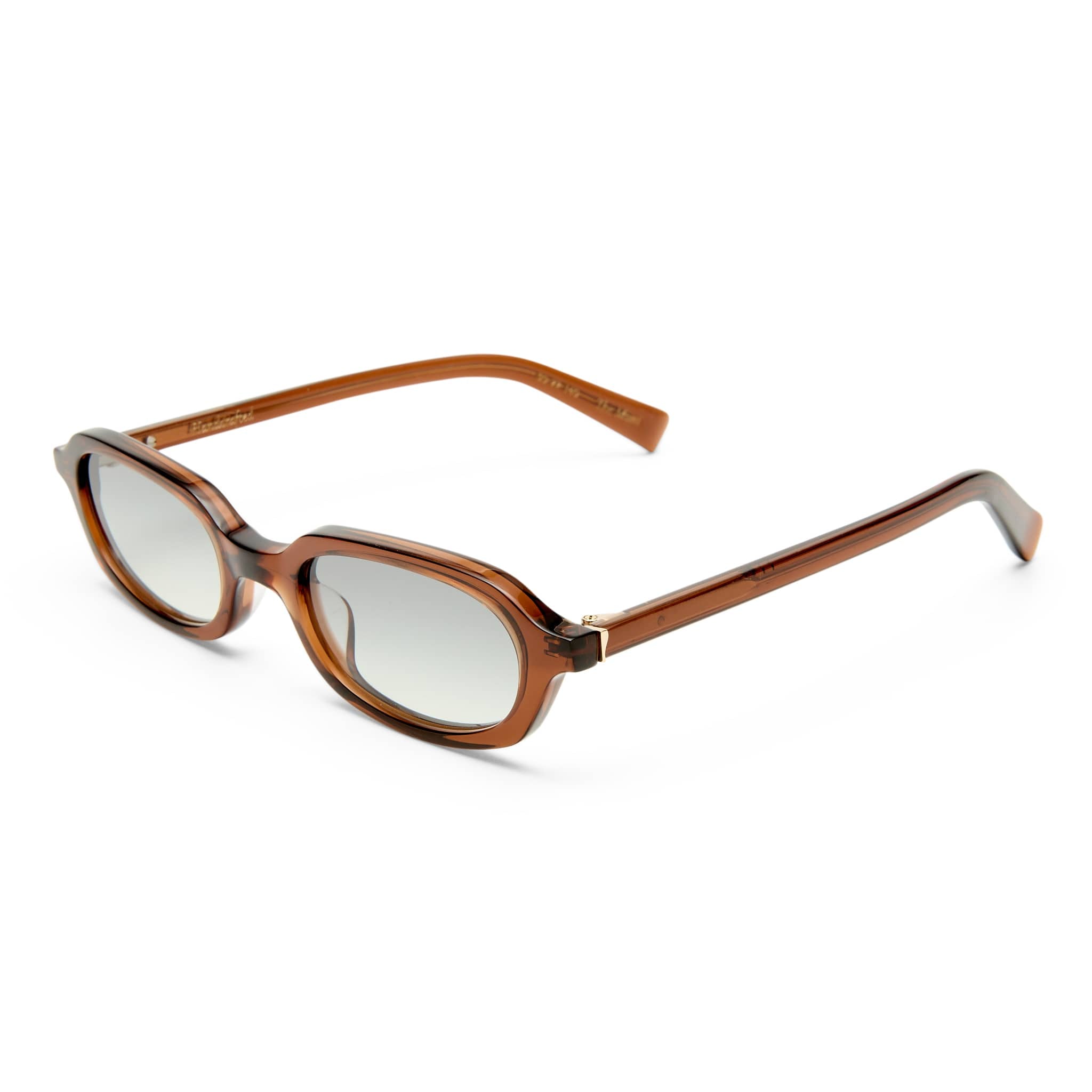 The Mimi 2643939 crystal amber/charcoal graduated lens