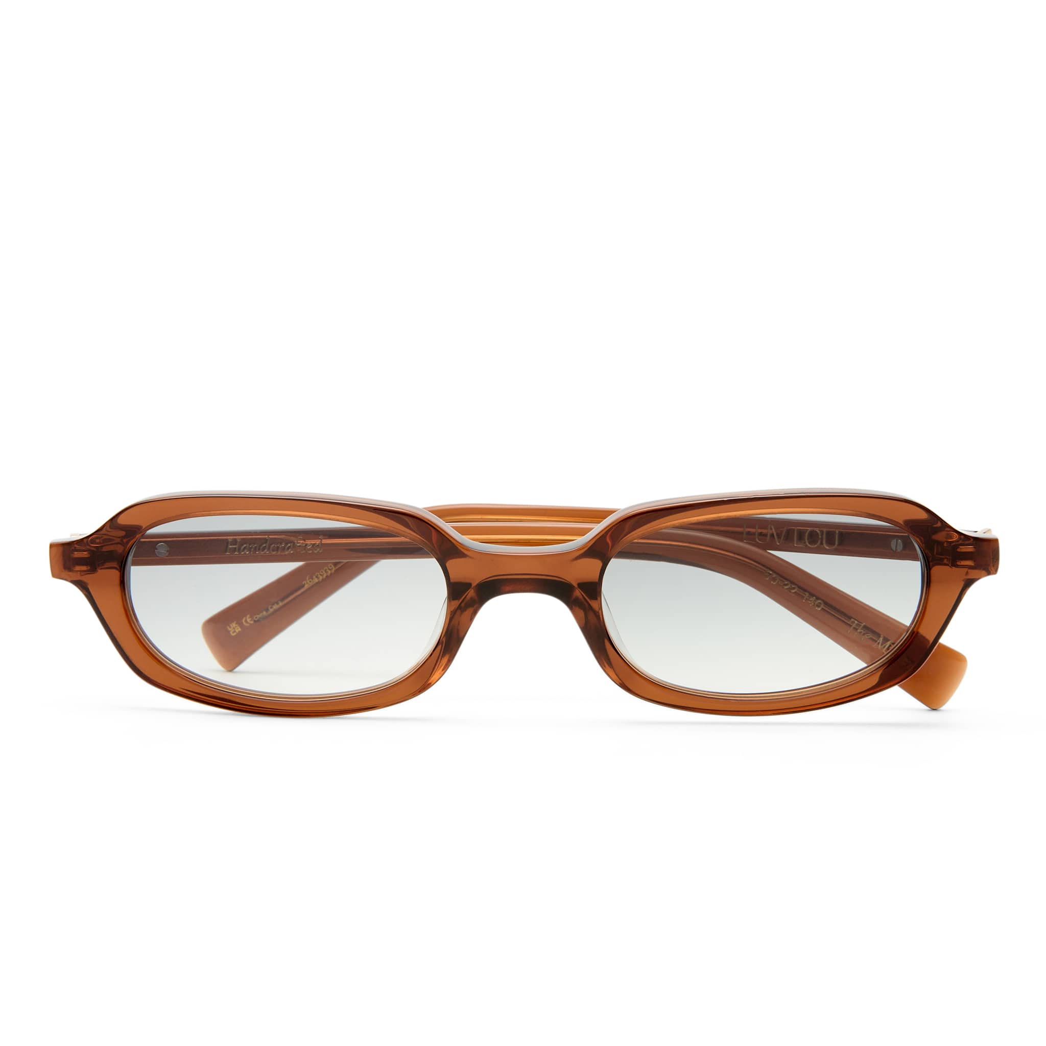 The Mimi 2643939 crystal amber/charcoal graduated lens