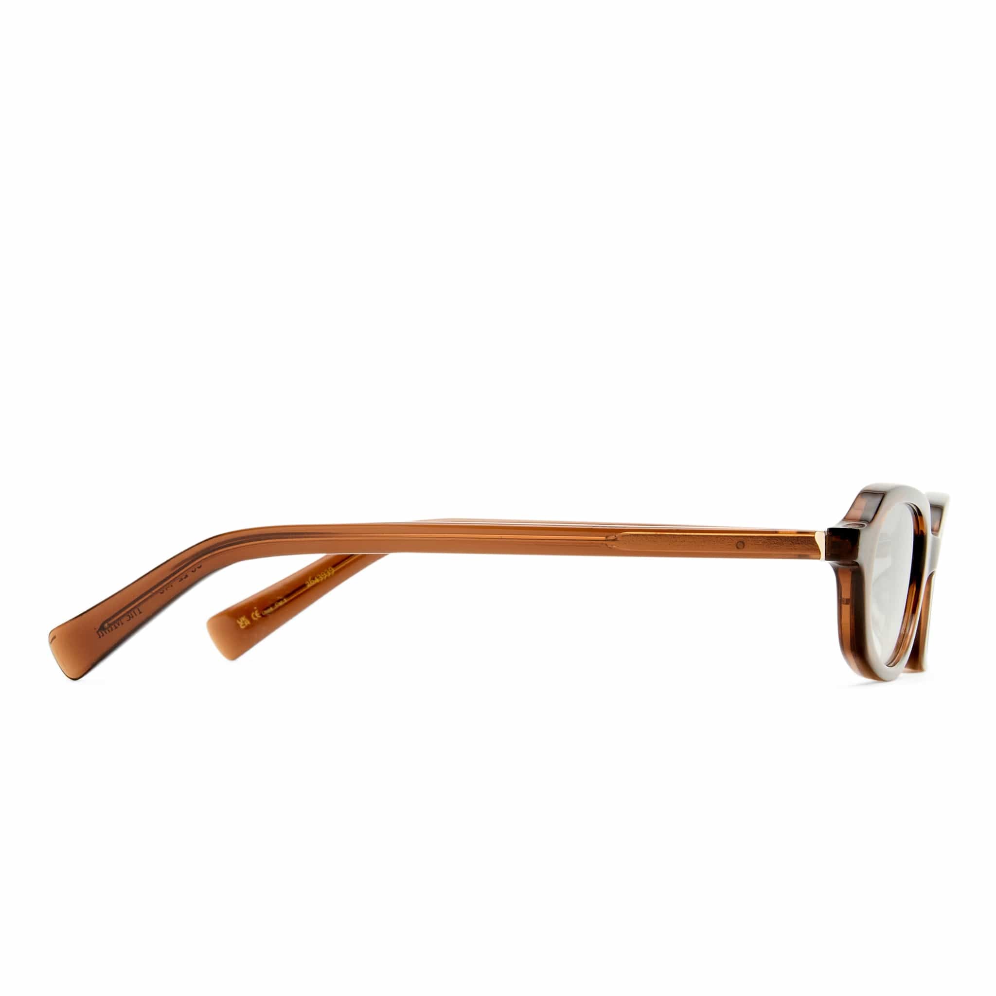 The Mimi 2643939 crystal amber/charcoal graduated lens