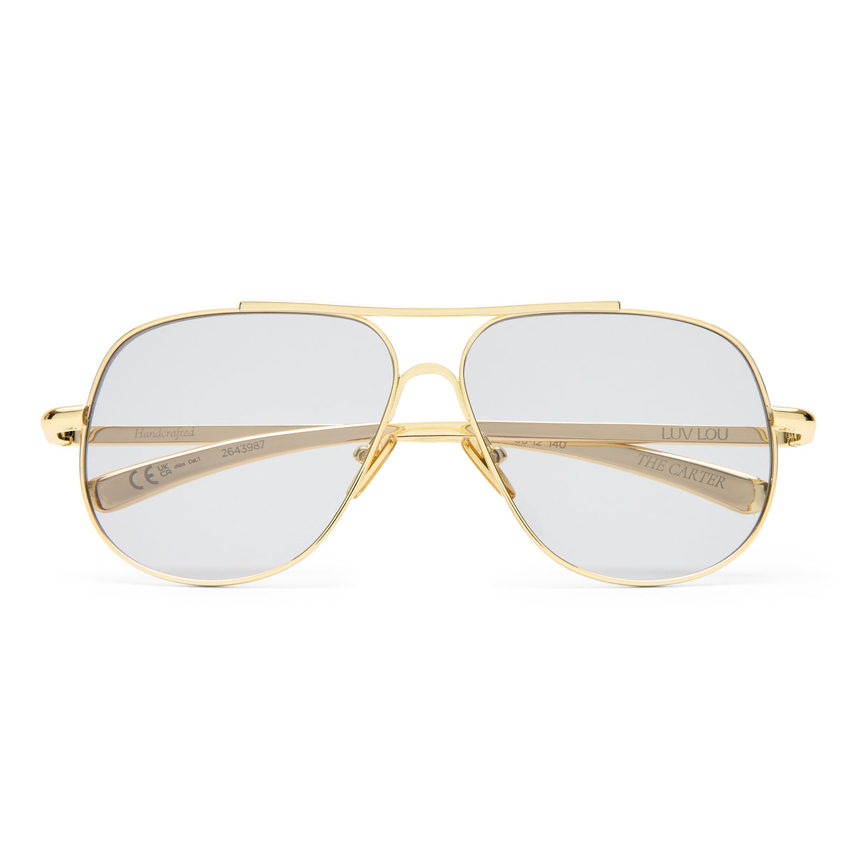 The Carter 2643987 light gold/smoke tint lens