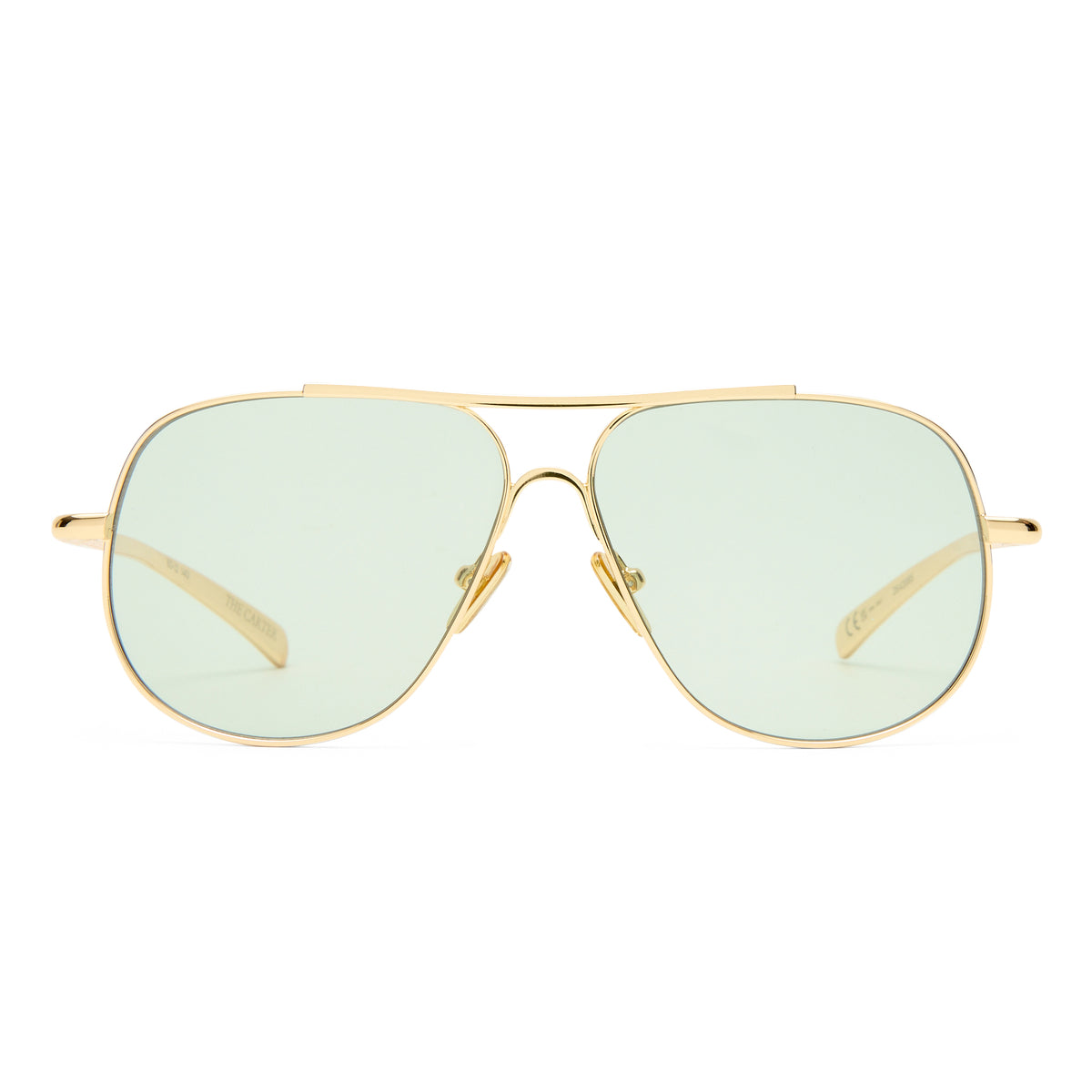 The Carter 2643985 bright gold/sage tint lens