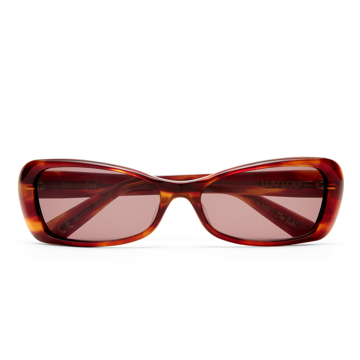 The Suki 2643998 maple tortoise/smoke brown mono lens