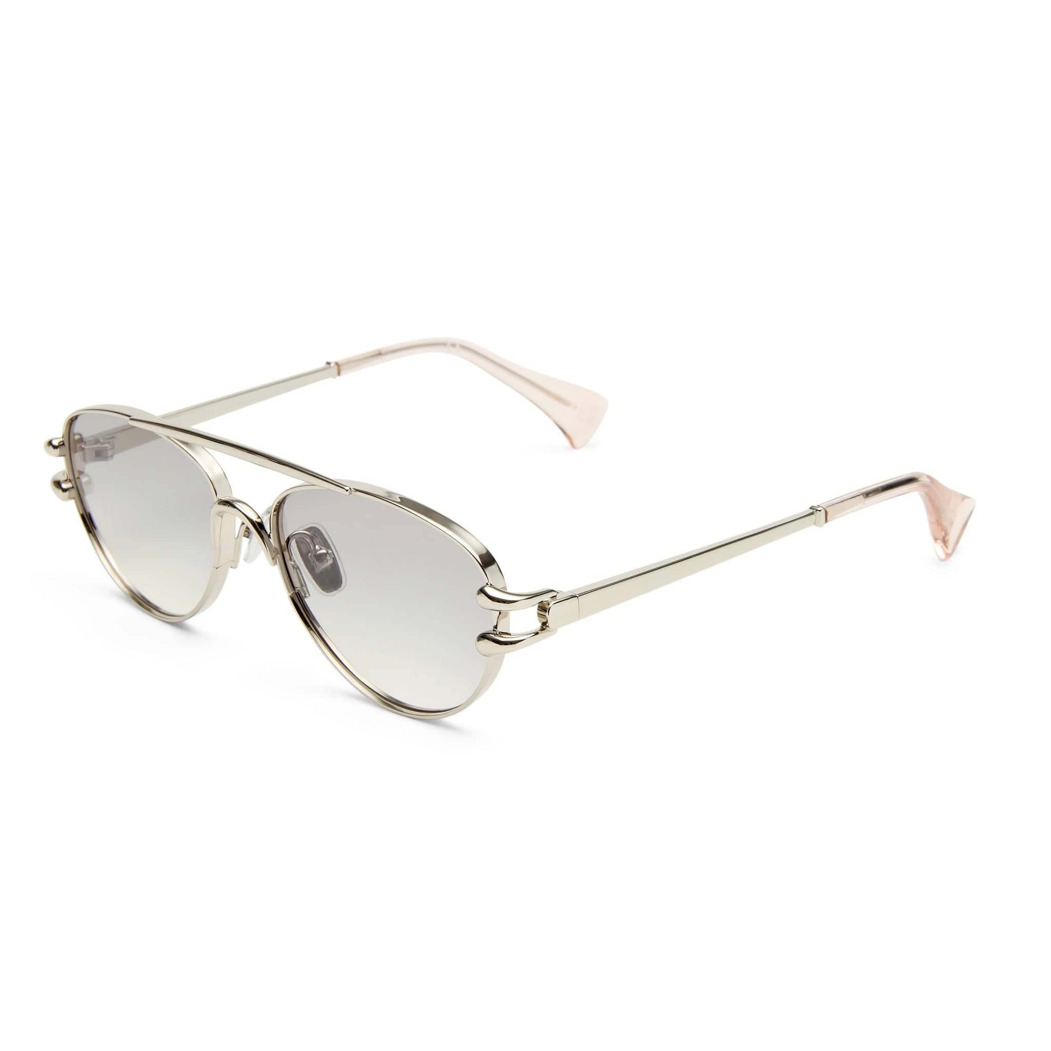 Numero Seis 2623814 bright silver/moss graduated tint lens
