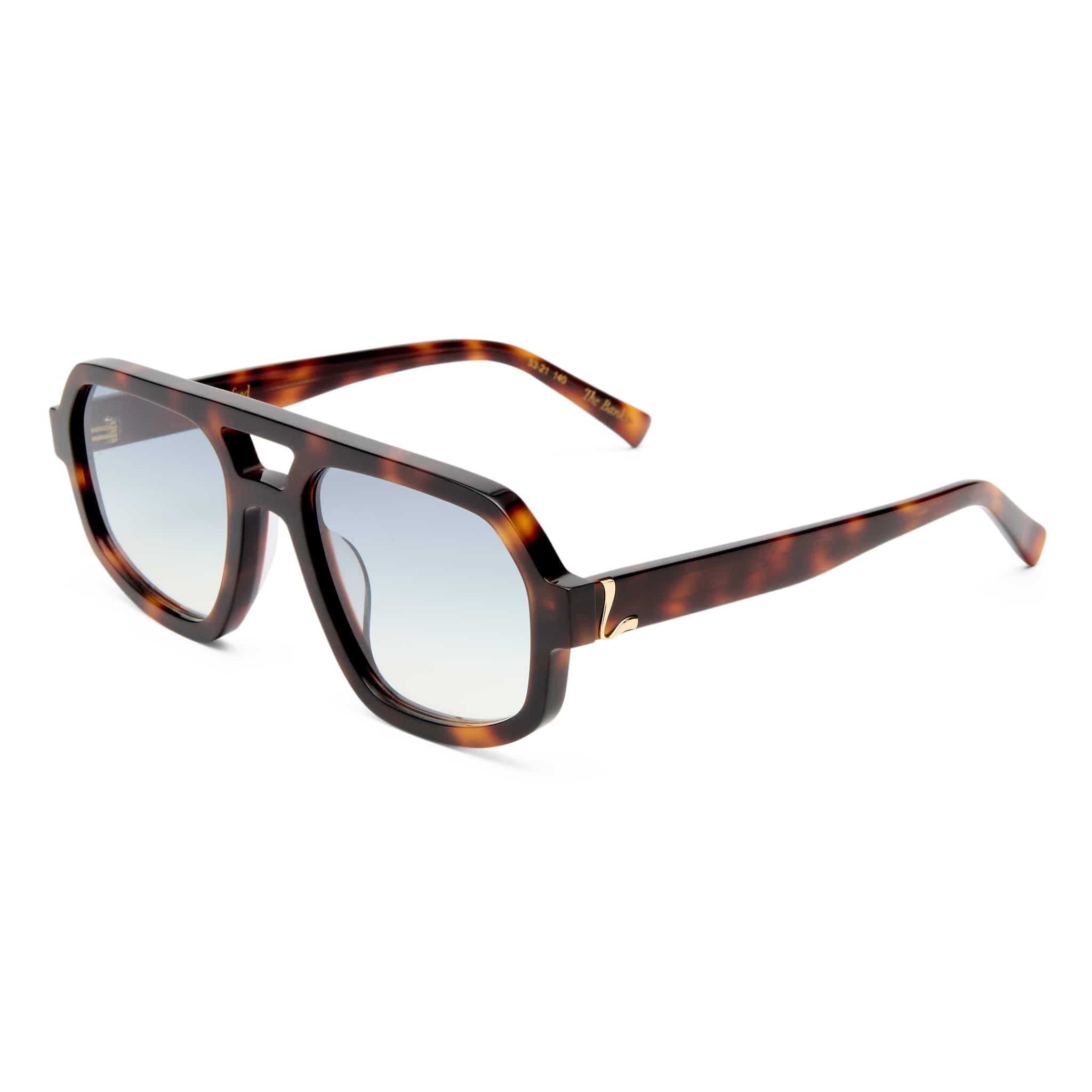 The Banks 2643978 tortoise/blue gradient lens