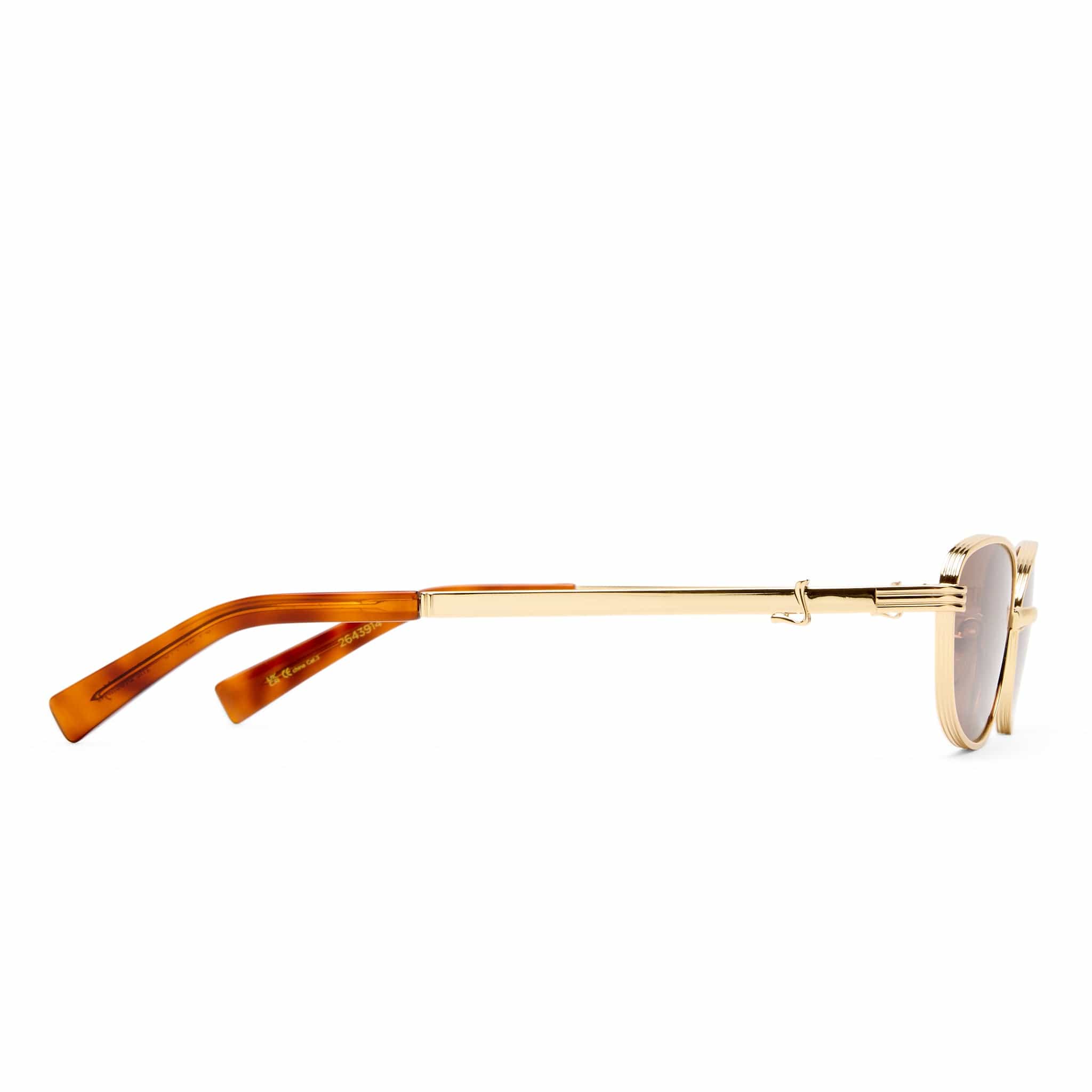 The Brooklyn 2643914 gold/brown mono lens