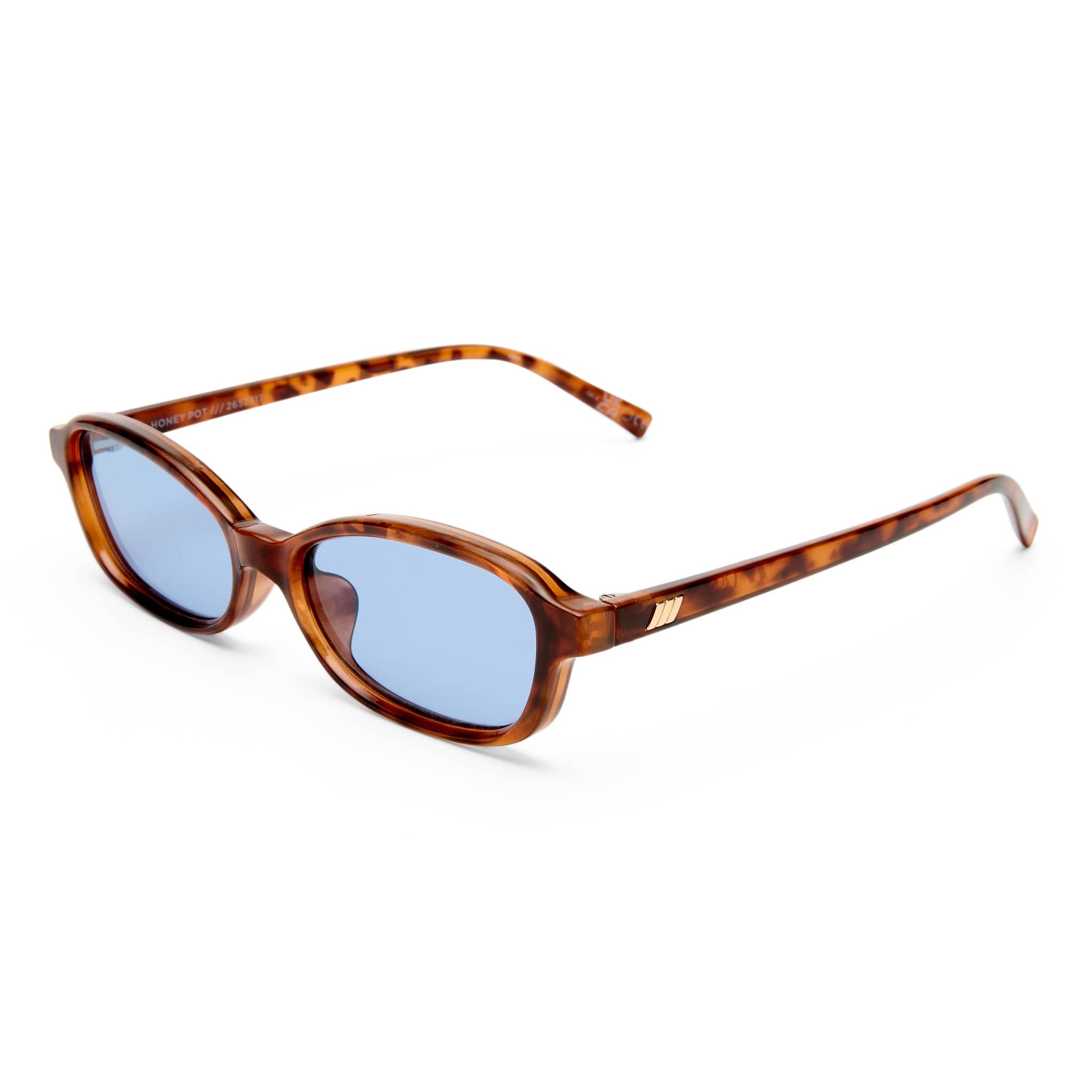 Honey Pot 2652317 amber tortoise/blue mono lens