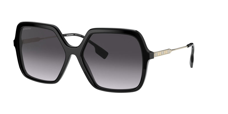 BURBERRY BE4324 30018G ISABELLA BLACK/GREY GRADUATED LENS