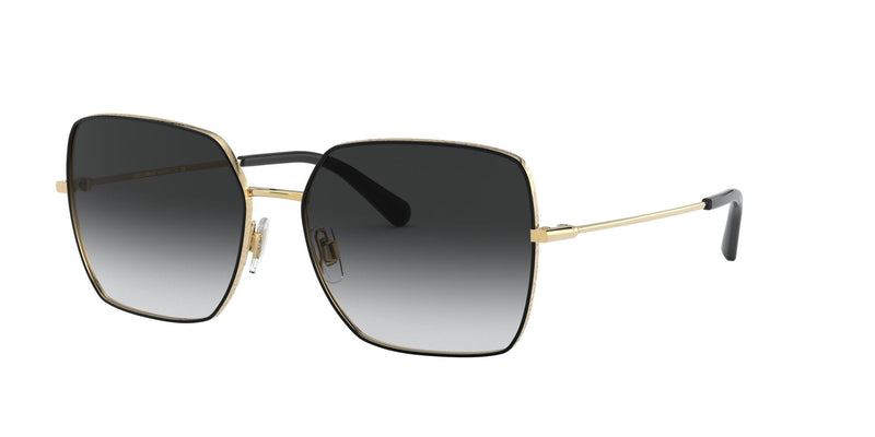 DG2242 13348G BLACK GOLD/GREY GRADIENT LENS