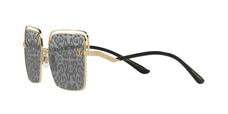 DG2268 02/P GOLD/LEOPARD MIRROR LENS