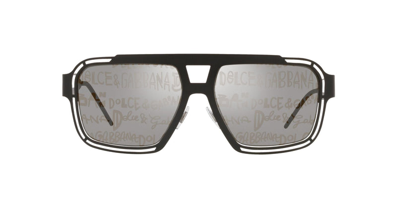 DG2270  1106K1 MATTE BLACK SILVER/GOLD GRAFFITI LENS